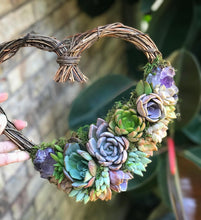 Load image into Gallery viewer, 9" Succulent Heart