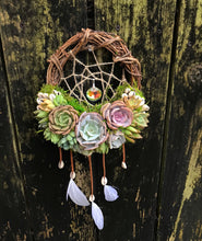 Load image into Gallery viewer, 8" Succulent Dreamcatcher