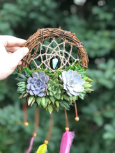 Load image into Gallery viewer, 6" Succulent Dreamcatcher