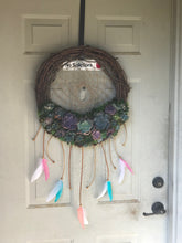 Load image into Gallery viewer, 18" Succulent Dreamcatcher