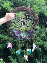 Load image into Gallery viewer, 18" Succulent Dreamcatcher