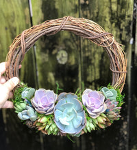 Load image into Gallery viewer, 10" Succulent Wreath