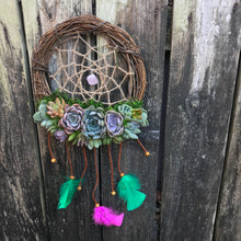 Load image into Gallery viewer, 10" Succulent Dreamcatcher
