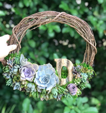 Load image into Gallery viewer, 12" Letter Wreath (customizable)