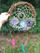 Load image into Gallery viewer, 10" Succulent Dreamcatcher
