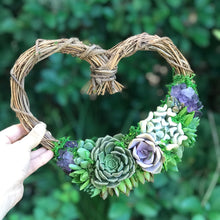 Load image into Gallery viewer, 9" Succulent Heart