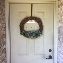 Load image into Gallery viewer, 18" Succulent Wreath