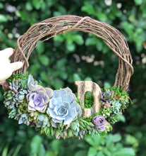 Load image into Gallery viewer, 12&quot; Letter Wreath (customizable)
