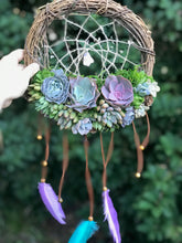 Load image into Gallery viewer, 10&quot; Succulent Dreamcatcher
